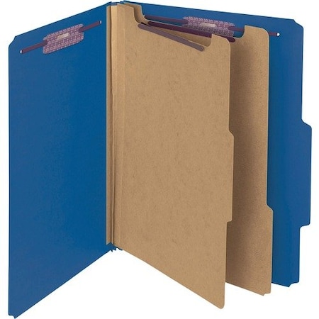Smead Classification Folders, 2inExp, 2 Div, Top Tab, Letter, DBE, 10PK SMD14200